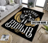 Personalized Tattoo Studio Rug 07181 - low-pile machine washable decorative area rug floor preview