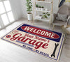 Personalized Garage Rug 06434 - durable non-skid rubber backing and vibrant print detail
