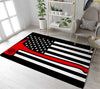 Firefighter Flag Rug 05730