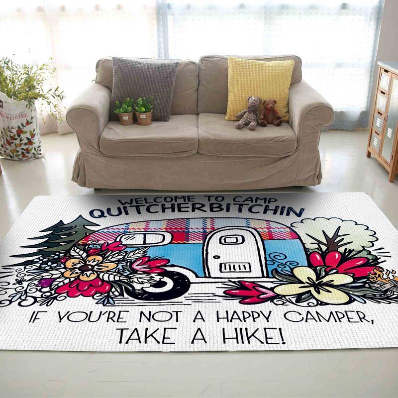 Welcome to Camp Quitcherbitchin Rug 06593
