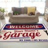 Personalized Garage Rug 06434 - low-pile machine washable decorative area rug floor preview