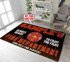 Personalized Firefighter Rug 05971