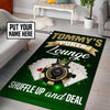 Personalized Poker Lounge Rug 06226