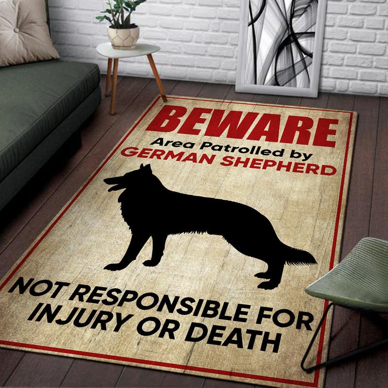 Beware Are Patrolled by German Sherpherd Not Responsible
