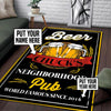 Personalized Neighborhood Pub Rug 06461