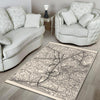Louisville Rug Antique Louisville and Nashville Railroad Map L