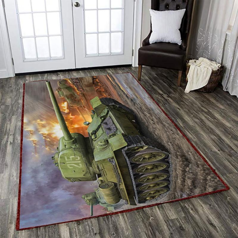 Soviet Rug T34 85 Soviet Tank 04974