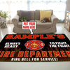 Personalized Firefighter Rug 05971