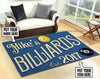 Personalized Billiard Room Rug 05824