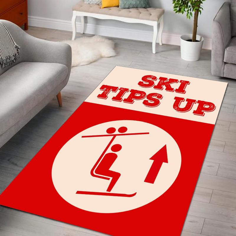 Ski Tips up Rug 05845