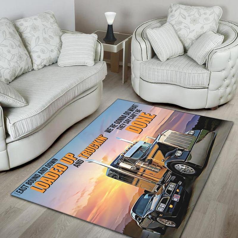 Snb Rug Smokey and the Bandit Trans Am Firebird Pontiac Kenworth