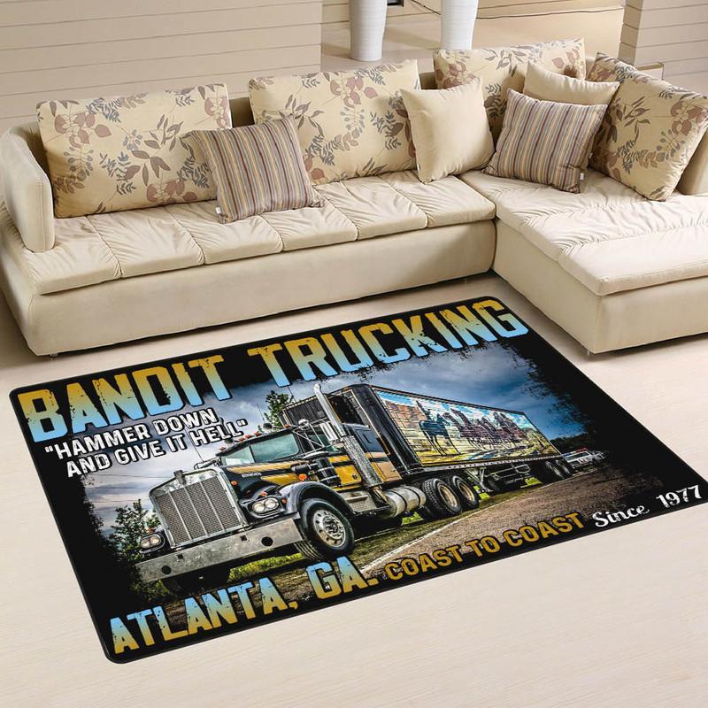Snb Rug Smokey and the Bandit Trans Am Firebird Pontiac Kenworth