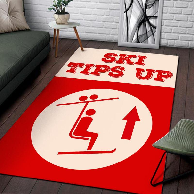 Ski Tips up Rug 05845