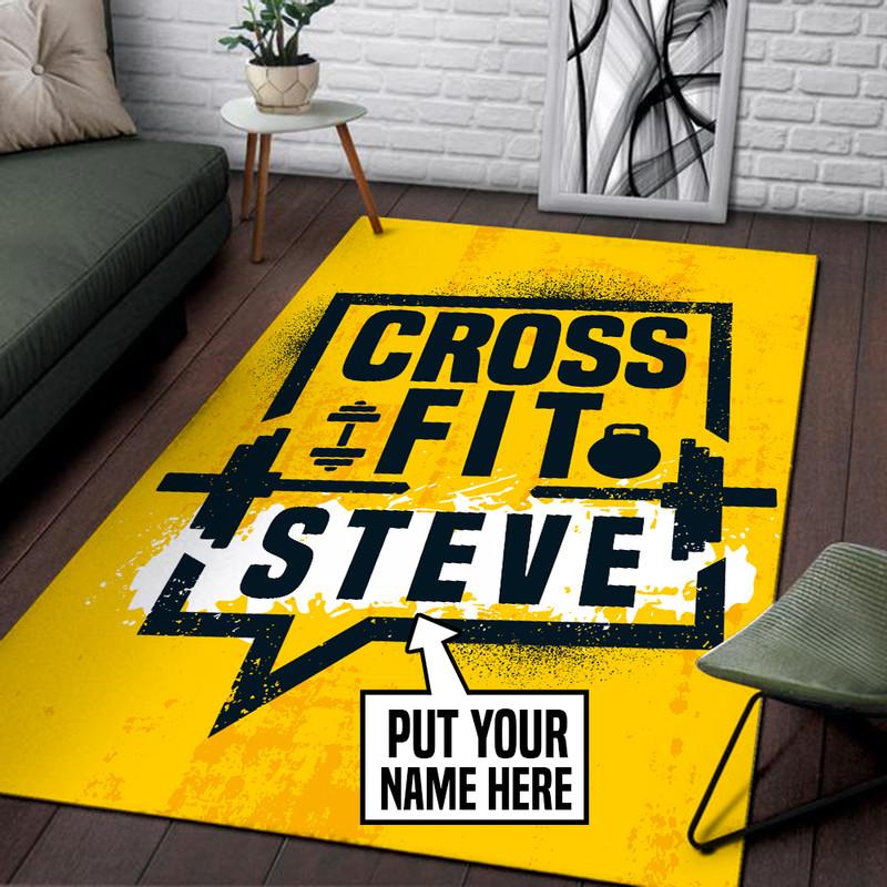 Personalized Gym Room Rug 06448