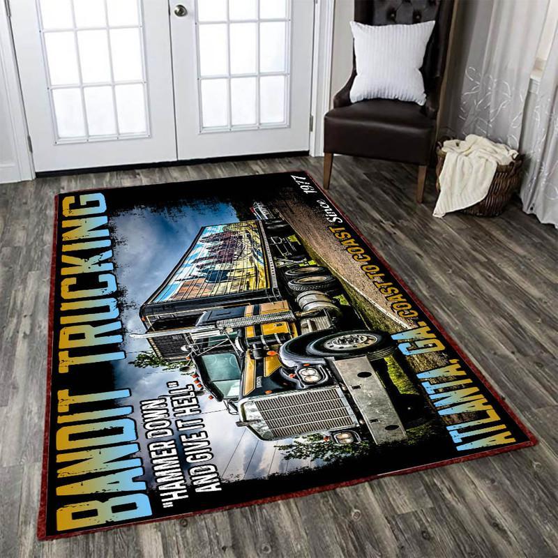 Snb Rug Smokey and the Bandit Trans Am Firebird Pontiac Kenworth