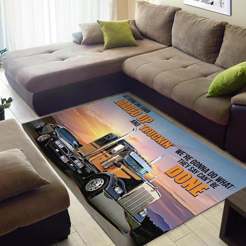 Snb Rug Smokey and the Bandit Trans Am Firebird Pontiac Kenworth