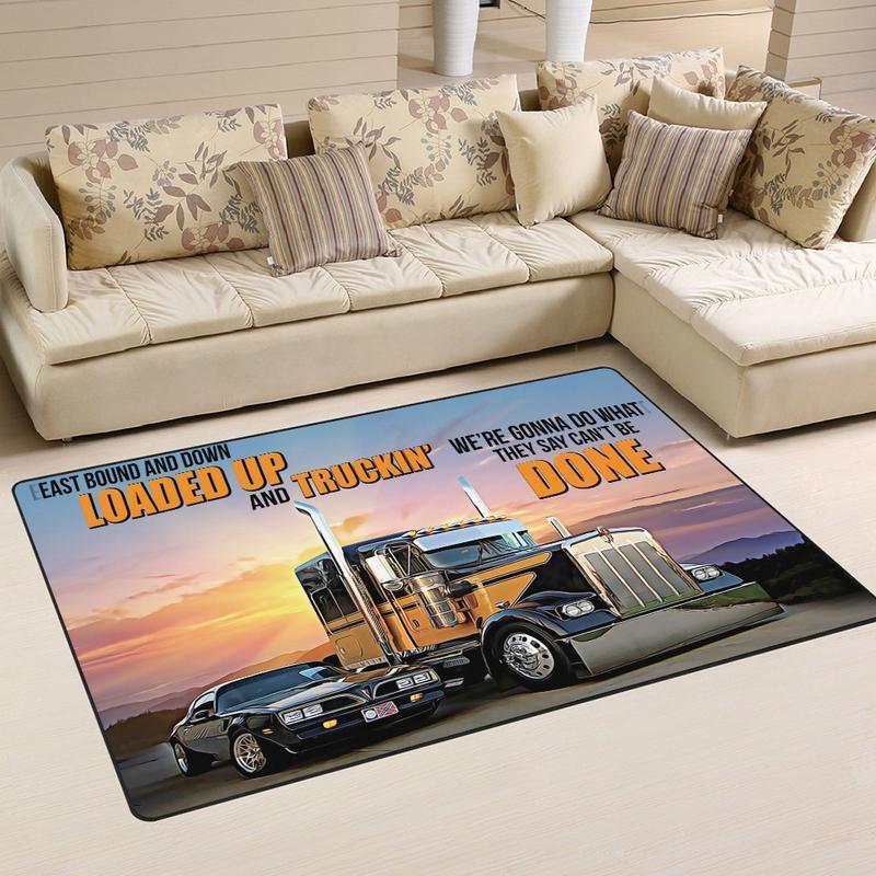 Snb Rug Smokey and the Bandit Trans Am Firebird Pontiac Kenworth