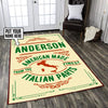 Personalized American Made Italian Part Rug 05799
