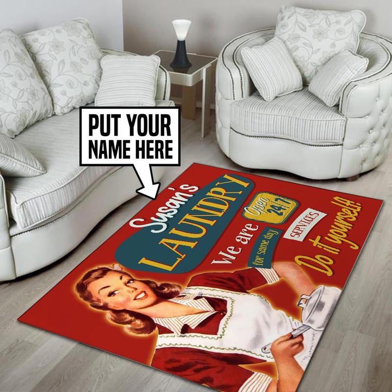 Personalized Laundry Service. Do it Yourself! Rug 05416