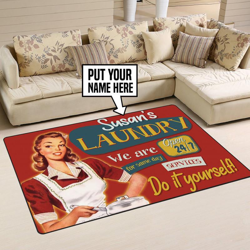 Personalized Laundry Service. Do it Yourself! Rug 05416