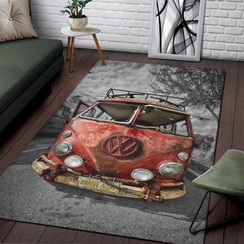 Campervan Rug Volkswagen Camper Van 02770