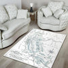 Csprr Rug Central and Southern Pacific Railroad Map 04815