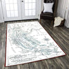 Csprr Rug Central and Southern Pacific Railroad Map 04815