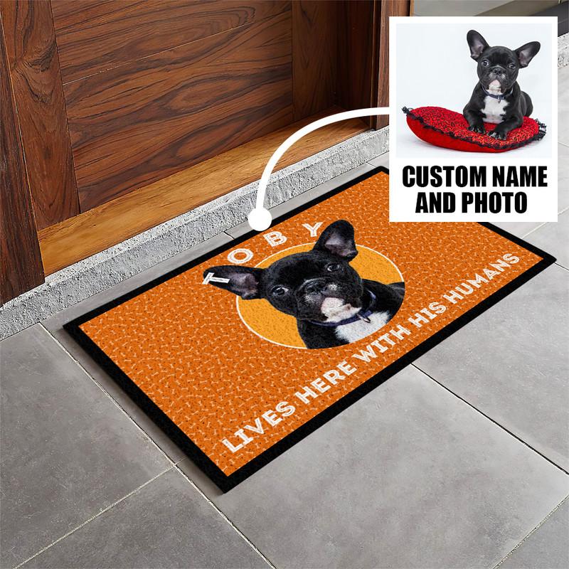 Personalized Dog Pet Door Mat Inside Rug Floor Outdoor Mats