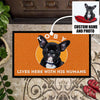 Personalized Dog Pet Door Mat Inside Rug Floor Outdoor Mats