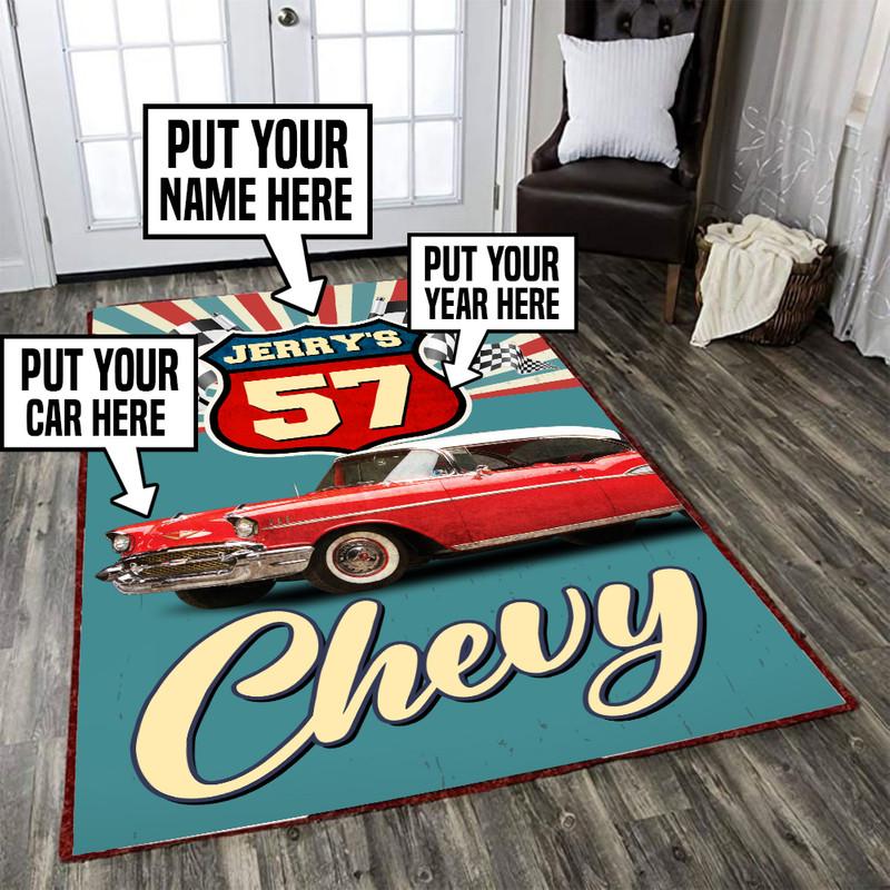 Personalized Chevy Rug 05371