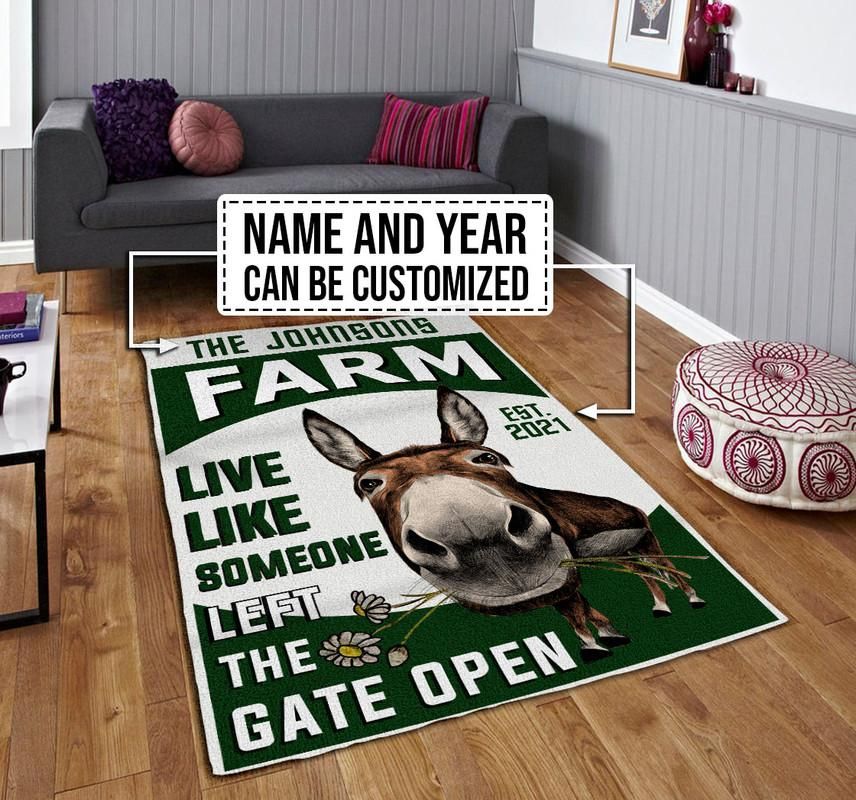 Personalized Farm Rug 07151