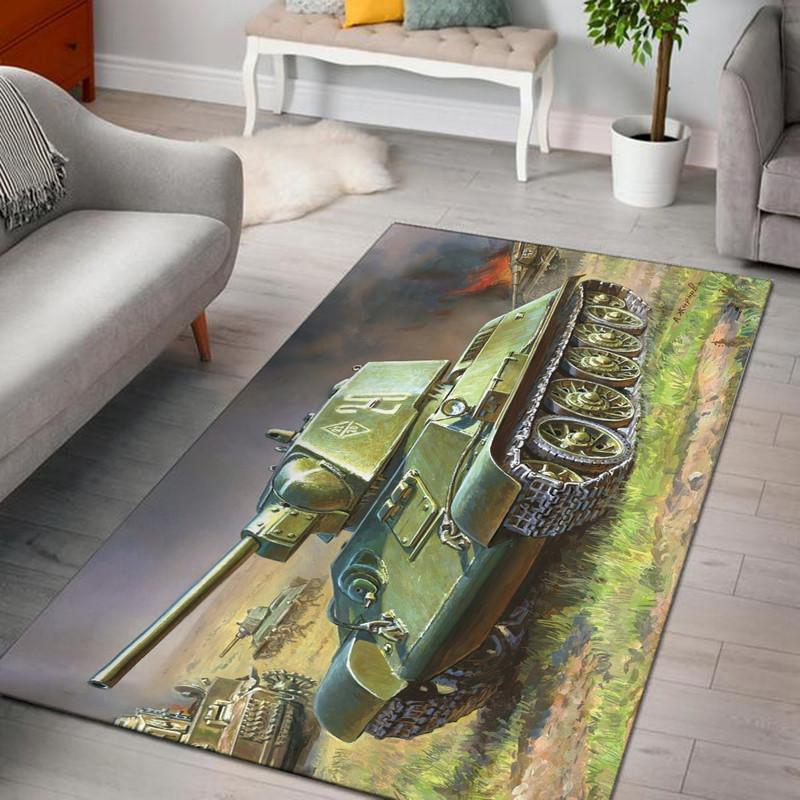Soviet Rug T34 76 Tank 04969