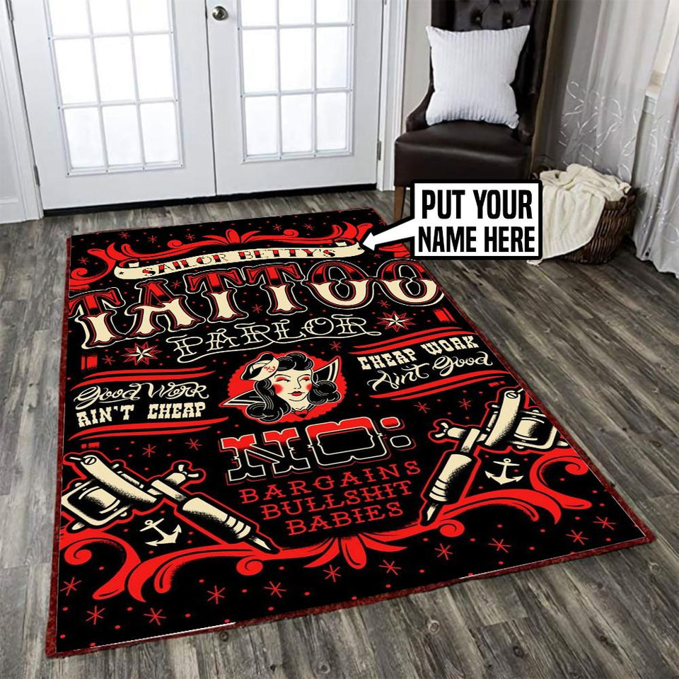 Personalized Tattoo Rug 05889