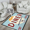 Personalized Dinner Kitchen Where the Food is Finer Rug 05535