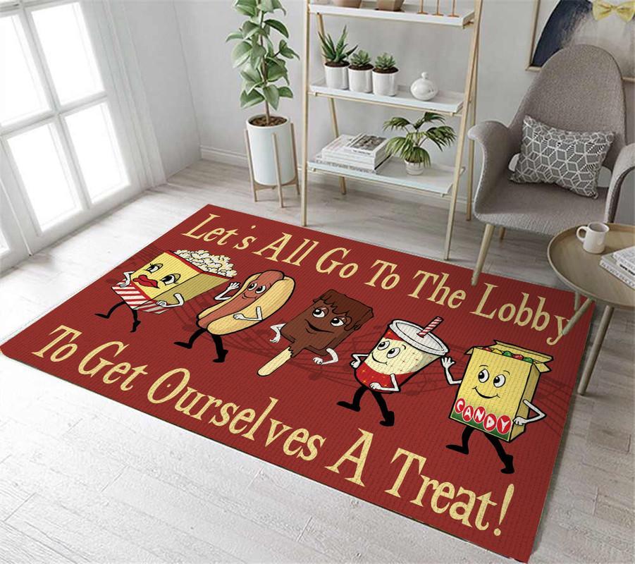 Let's All Go to the Lobby to Get Ourselves Home Thearter Rug