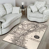Seaboard Rug Antique Seaboard Airline Railway Map Vintage