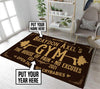 Personalized Gym Room Rug 06640