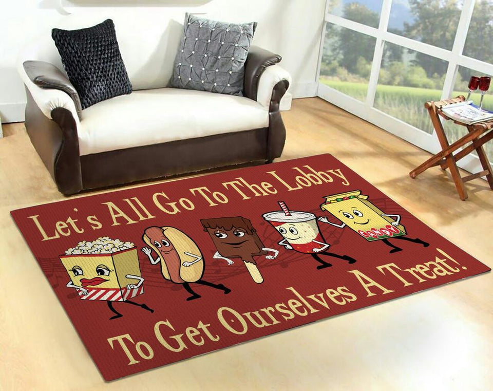 Let's All Go to the Lobby to Get Ourselves Home Thearter Rug
