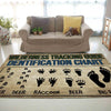 Big Foot Wilderness Tracking Guide Chart Yeti Sasquatch Hiker