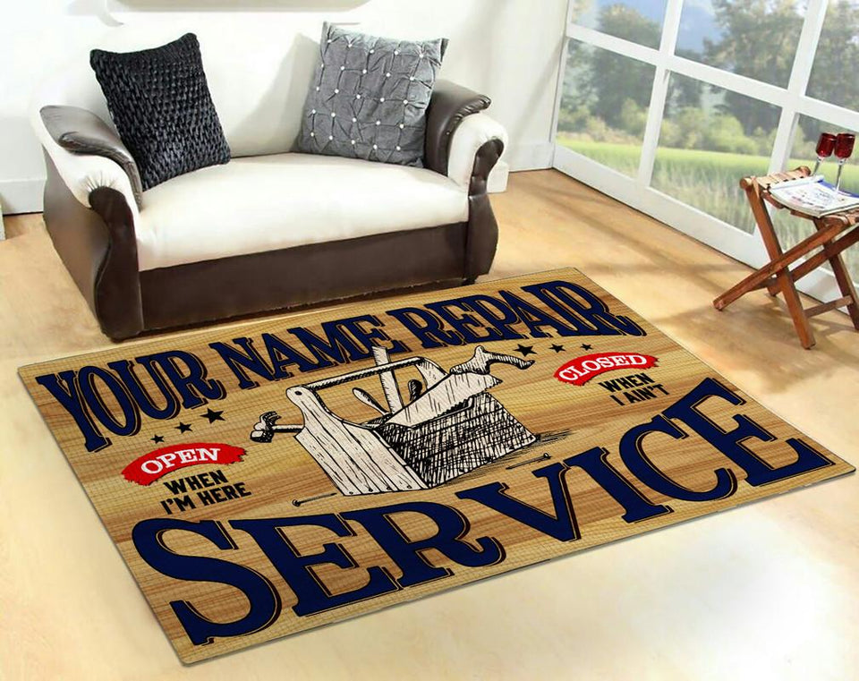 Personalized Repair Service Rug 05929