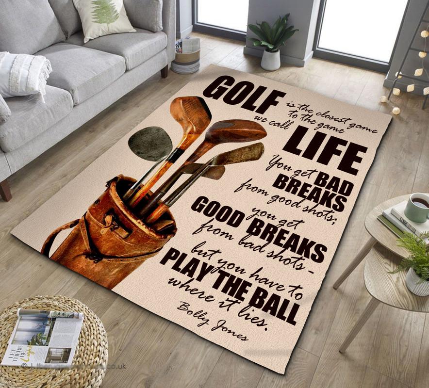 Golf Club Rug 07123