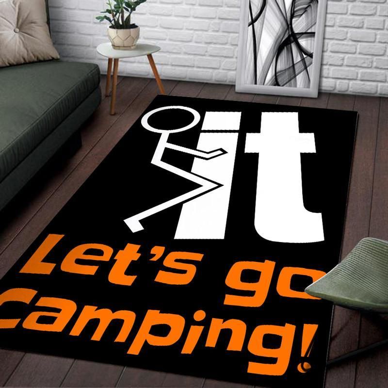 Let's Go Camping Rug 06150