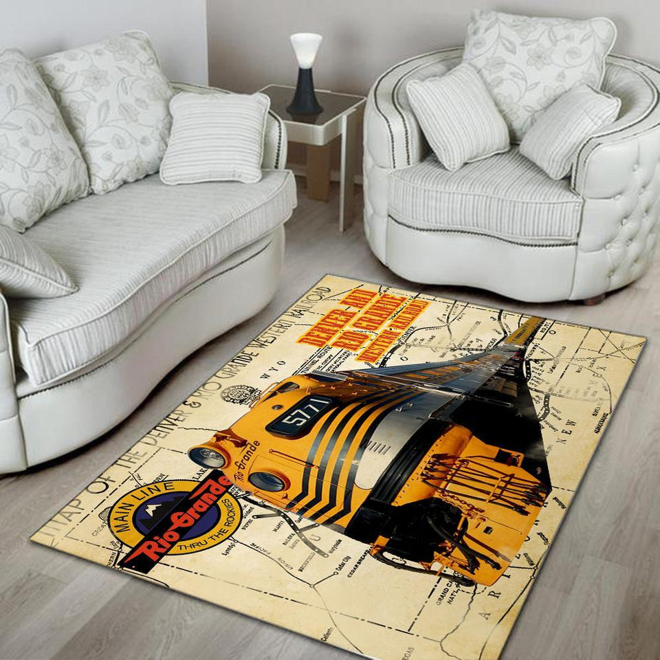 Drgw Denver and Rio Grande Western Railroad Rug 05191