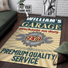 Personalized Mechanic on Duty Rug 06223