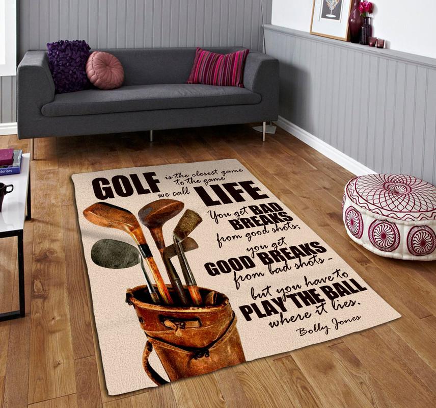 Golf Club Rug 07123