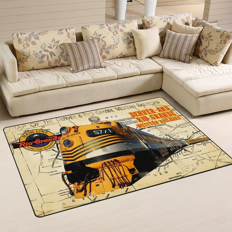 Drgw Denver and Rio Grande Western Railroad Rug 05191
