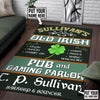 Personalized Irish Pub Rug 06236