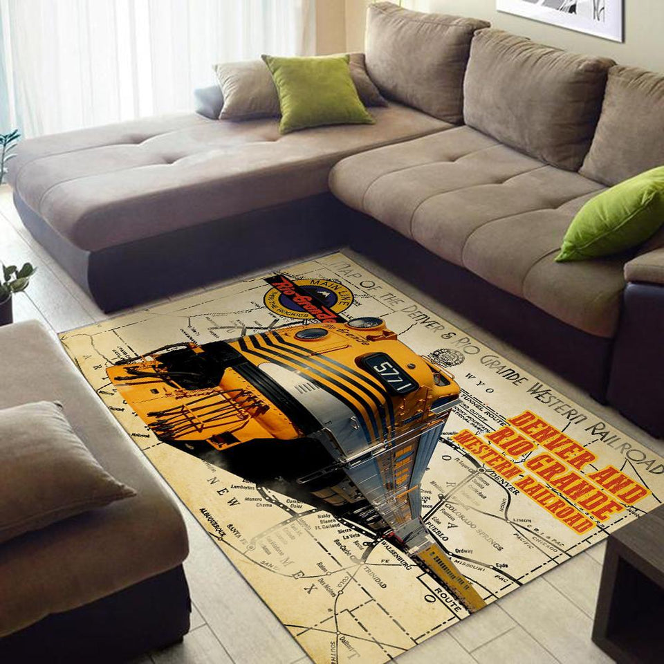 Drgw Denver and Rio Grande Western Railroad Rug 05191