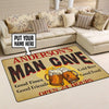 Personalized Man Cave Rug 05429