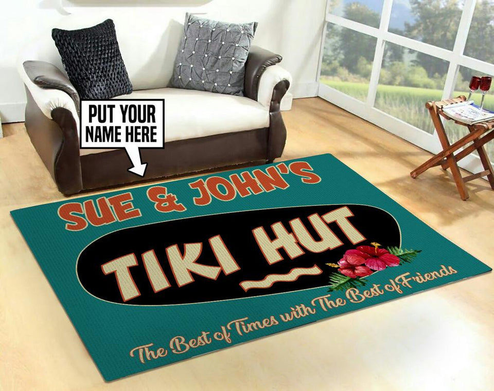 Personalized Tiki Hurt Rug 05582